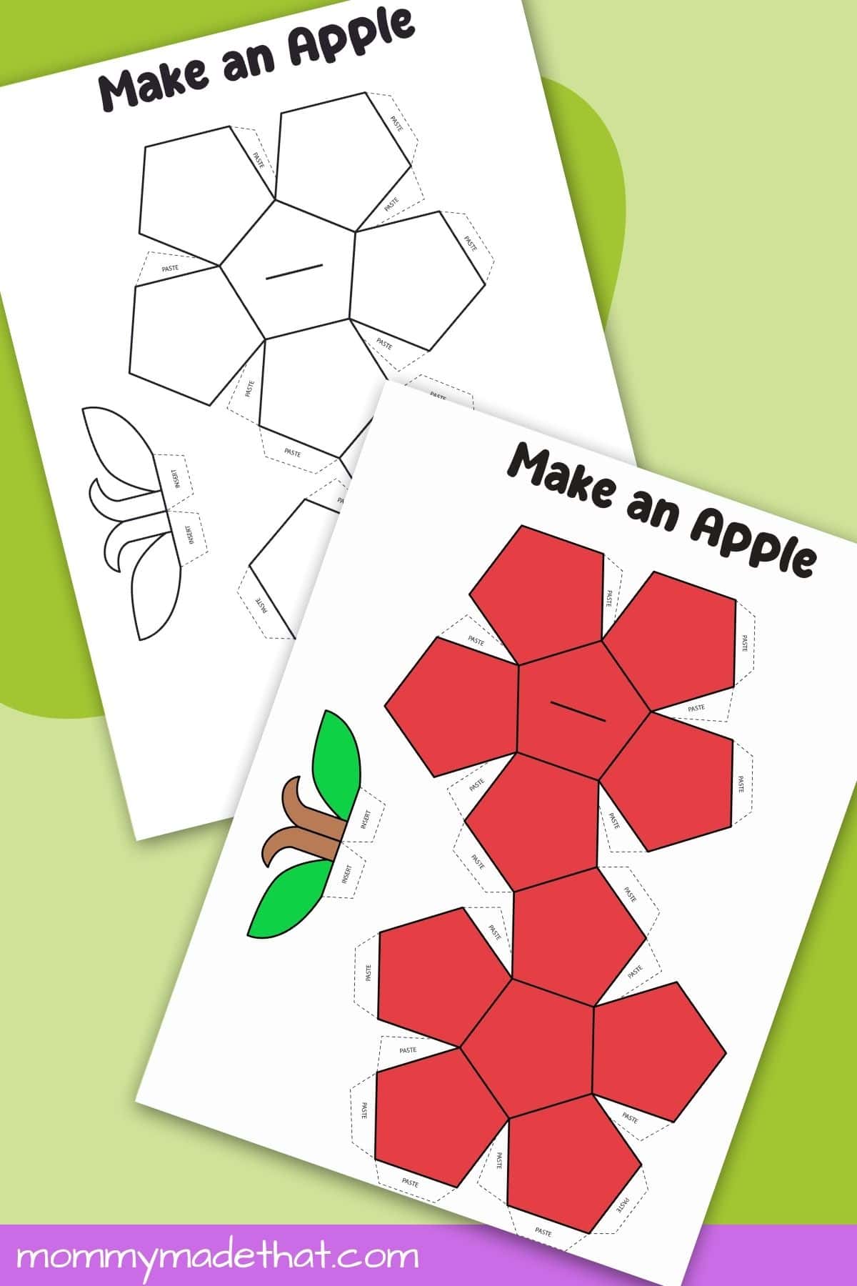 Easy and Fun Paper Plate Apple Craft