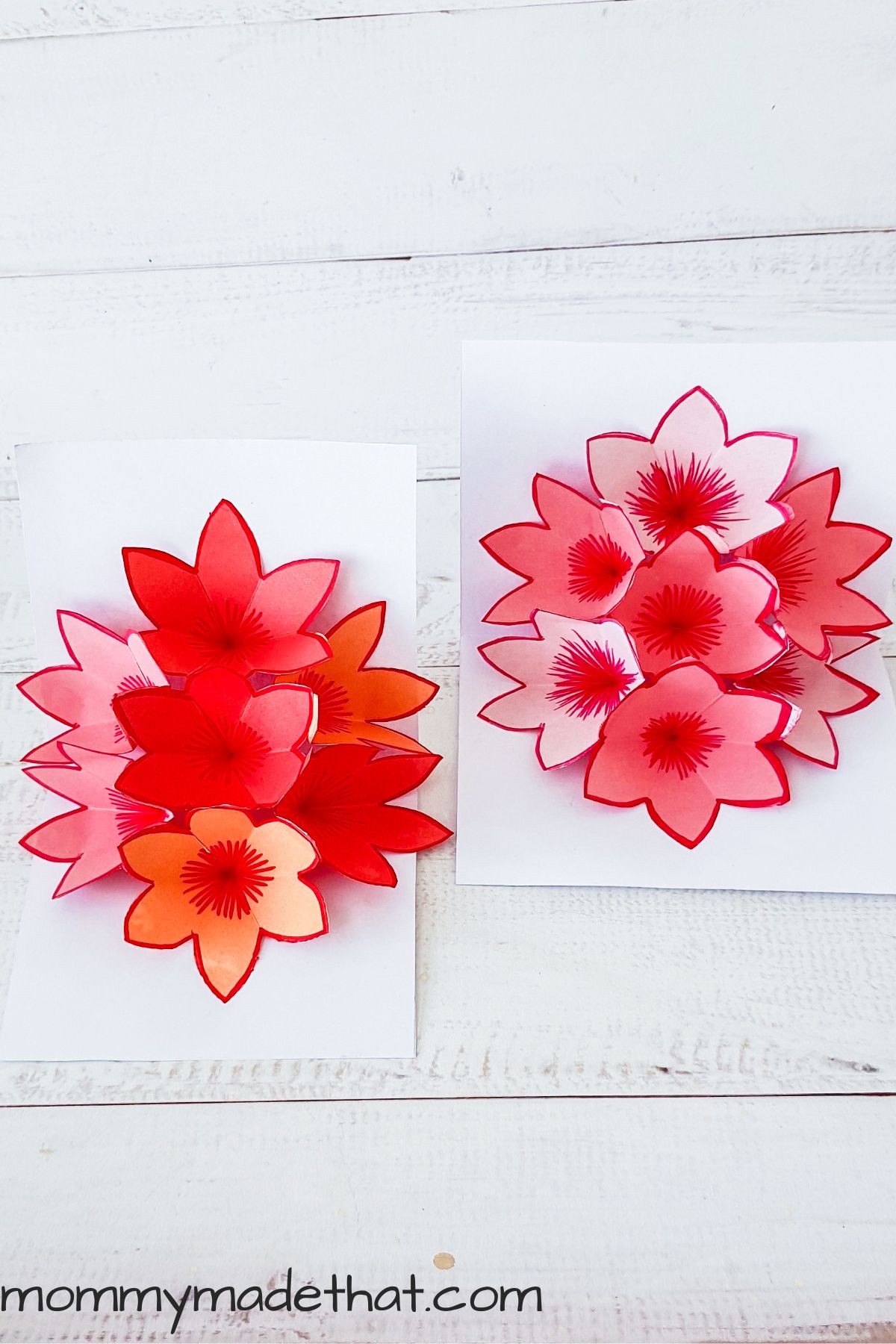 3D flower card