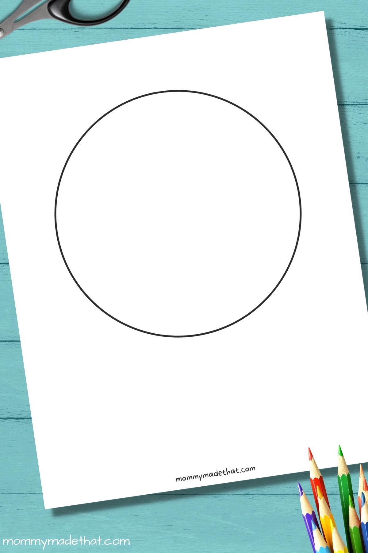 6 inch circle template