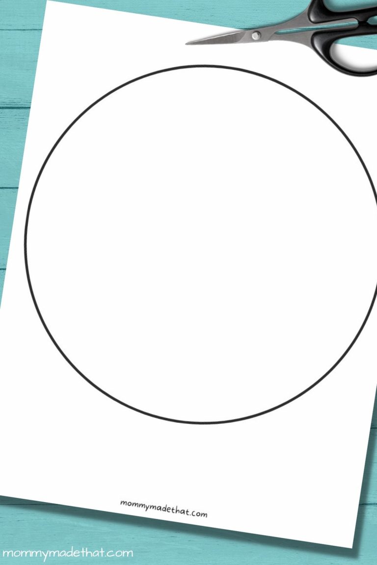 Free Printable Circle Templates (In all sorts of sizes!)