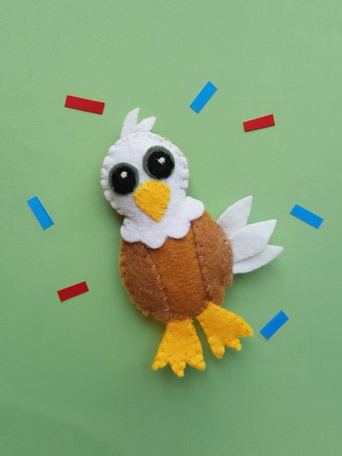 Bald Eagle Craft with Free Printable Template