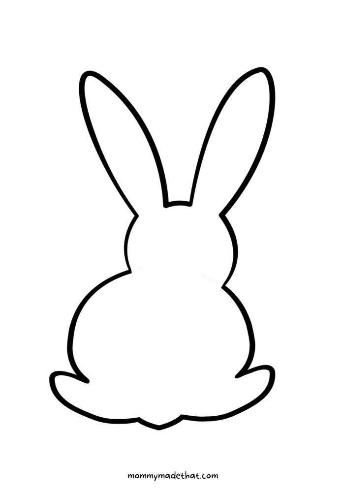 free bunny rabbit templates tons of shapes sizes