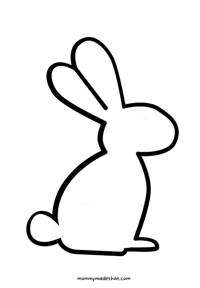 free bunny rabbit templates tons of shapes sizes