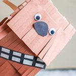 Star Wars Chewbacca paper bag puppet