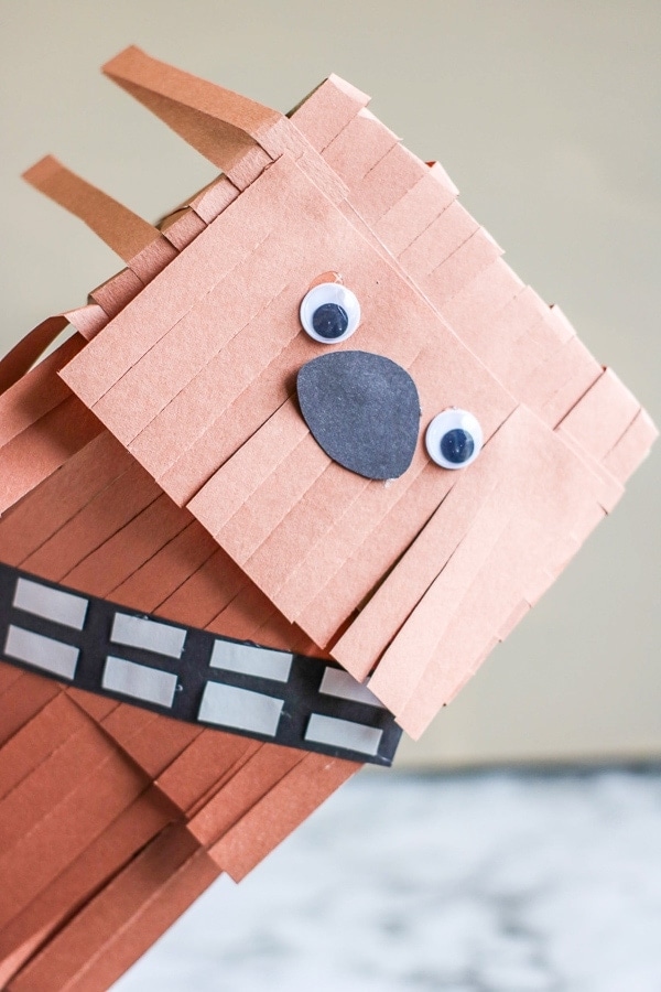 Wookie Paper Bag Craft: A fun Star Wars Activity