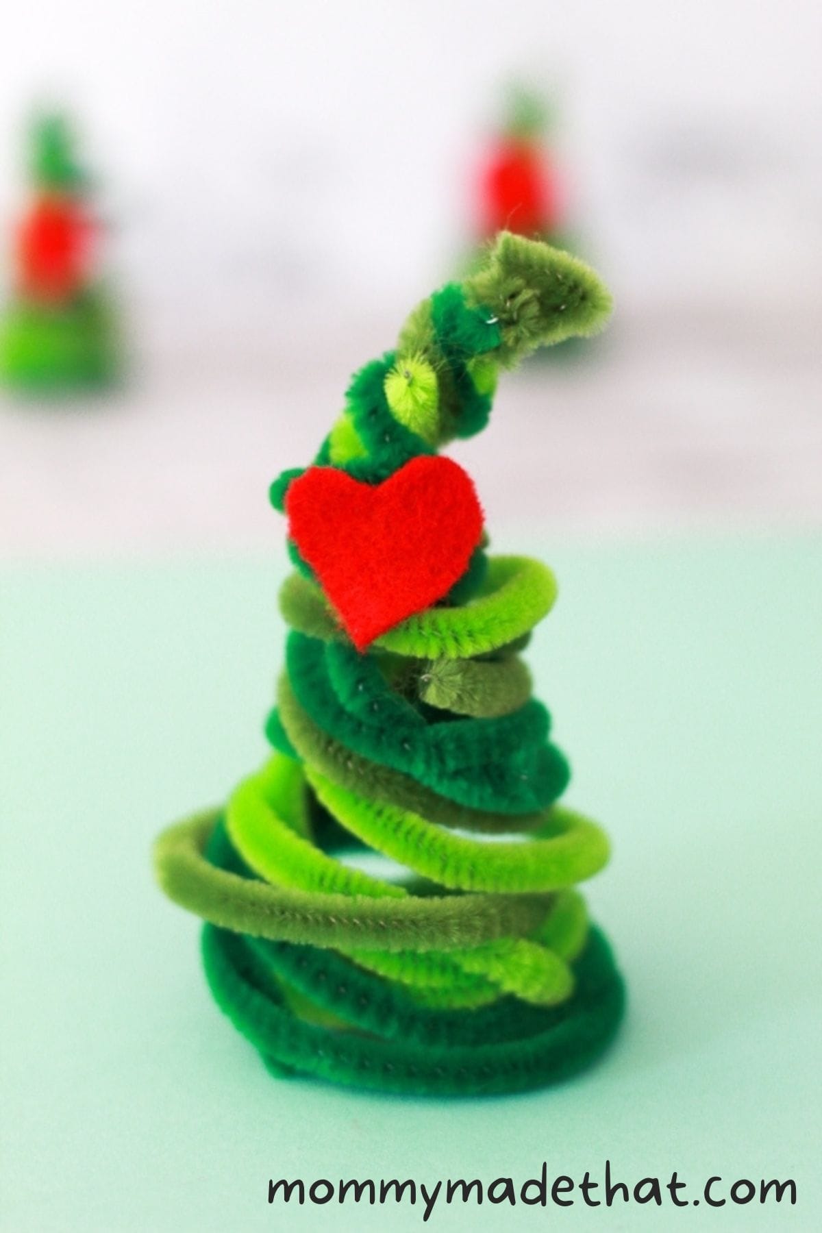 diy pipe cleaner christmas tree