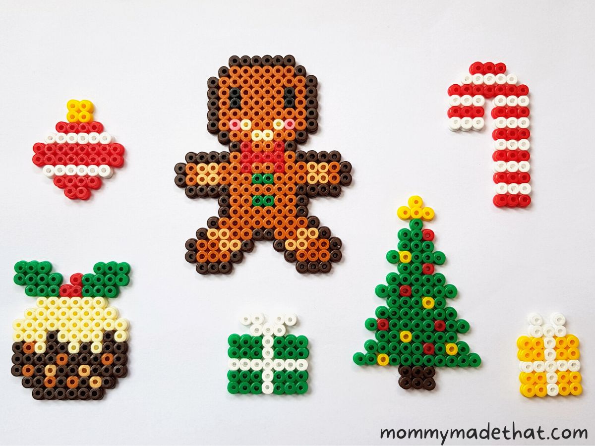 720 Perler Bead Christmas Patterns & Ideas  christmas perler beads, perler  bead patterns, perler beads