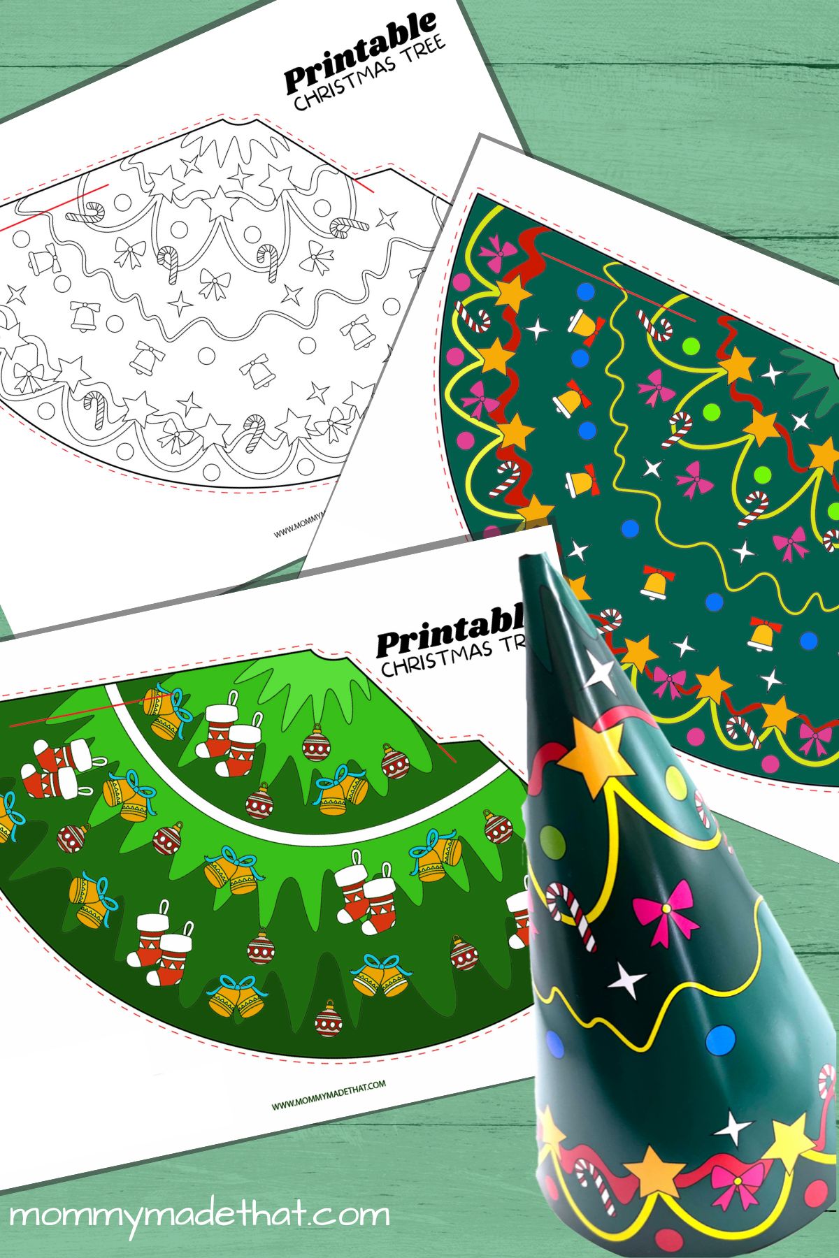 printable Christmas trees