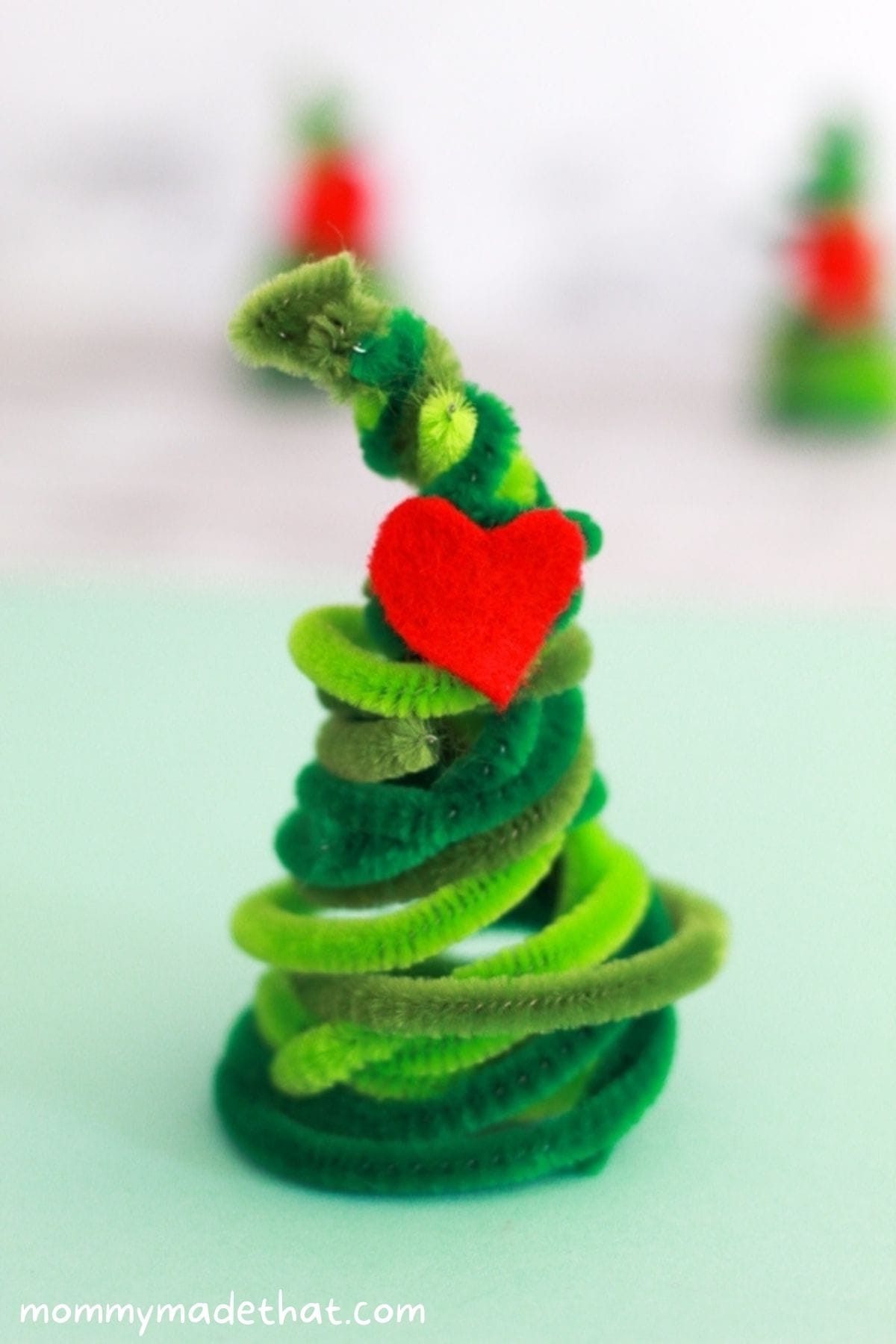 pipe cleaner christmas tree craft