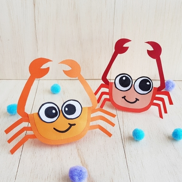 cute crab craft for kids