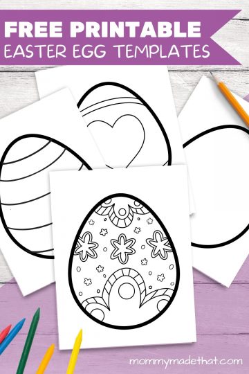 Free Printable Easter Egg Templates (Tons of Patterns!)