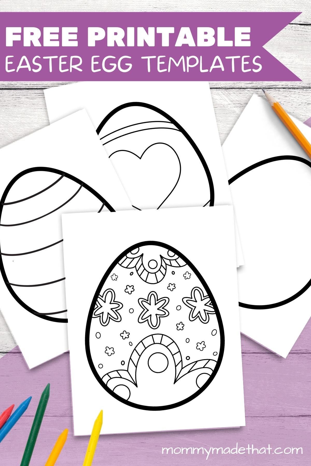 Free Printable Easter Egg Templates (Tons of Patterns!)