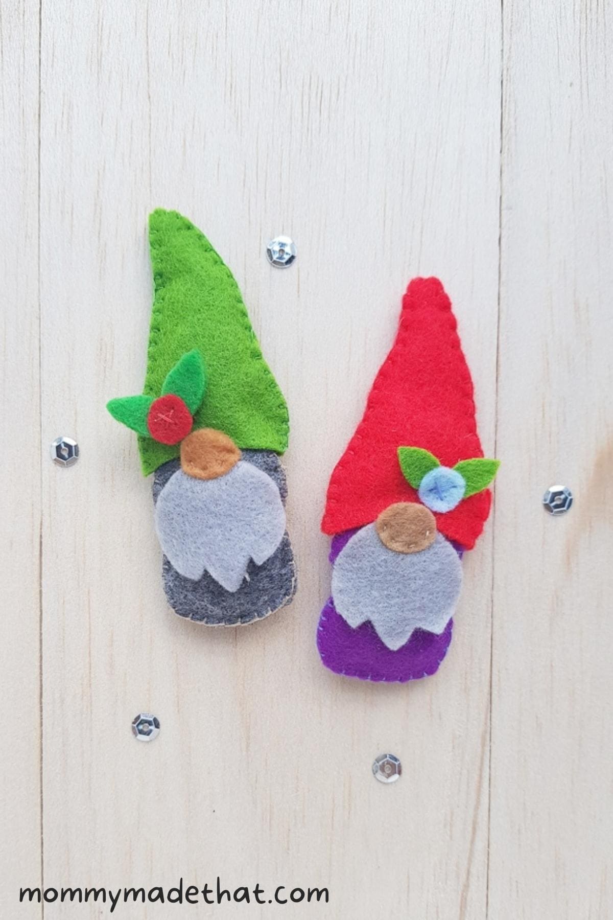 DIY felt ornaments