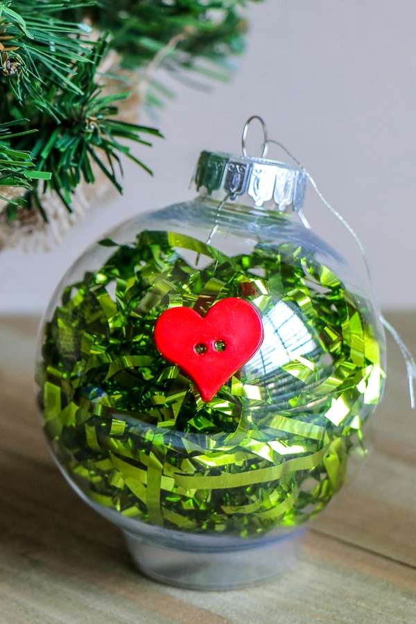 DIY Grinch Ornaments