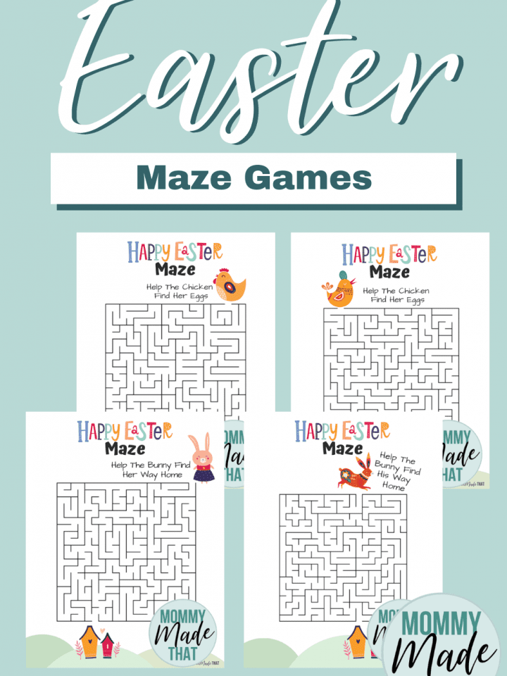 Free Printable Easter Activities for kids! Print the fun little maze game. Help the Easter bunny find her way home.