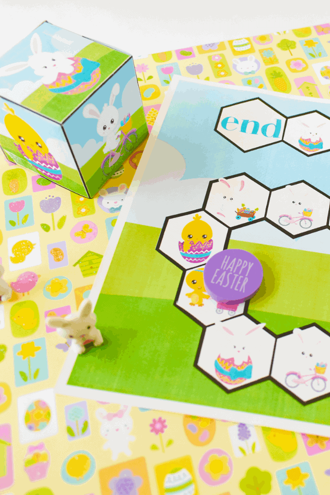 Easter free printable board game.