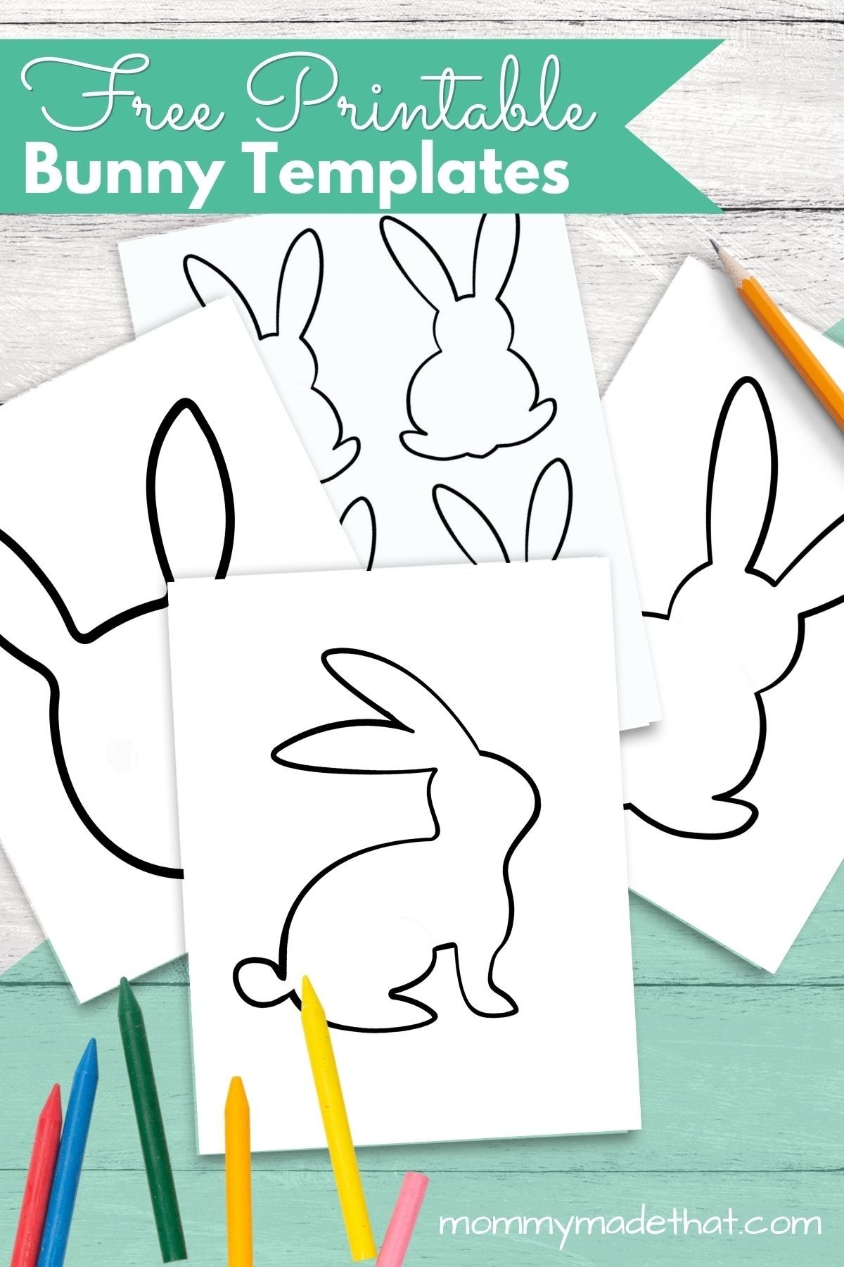 printable Easter bunny template