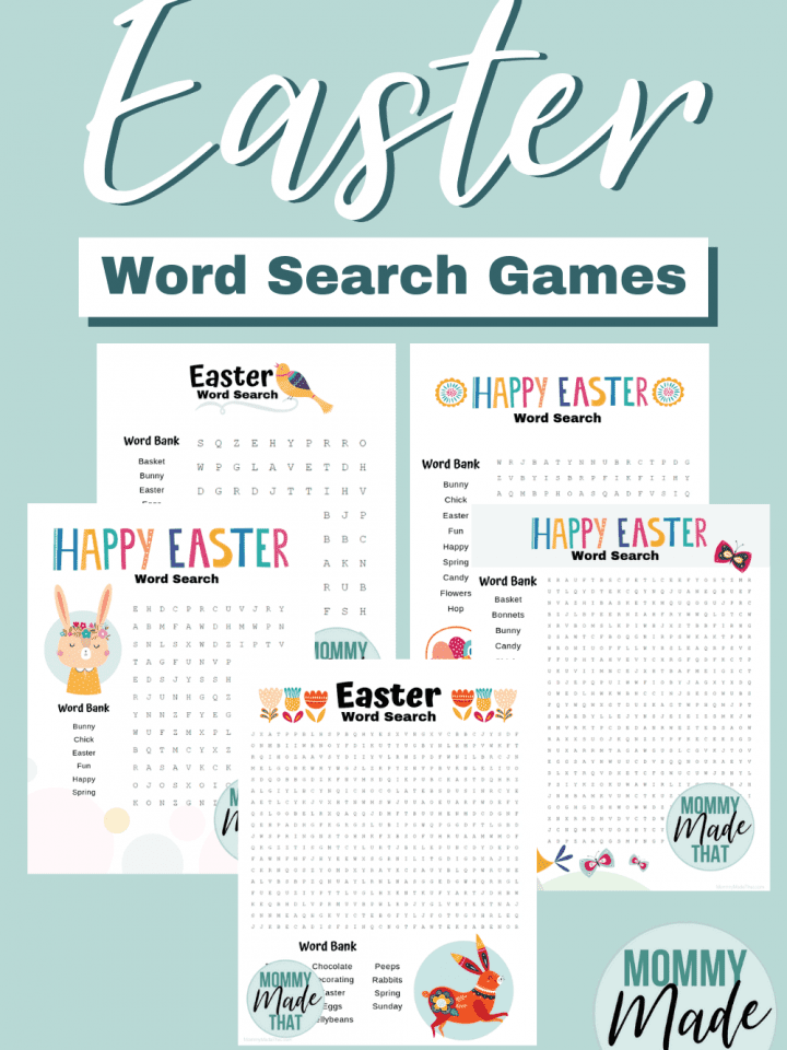 Easter word search activity.