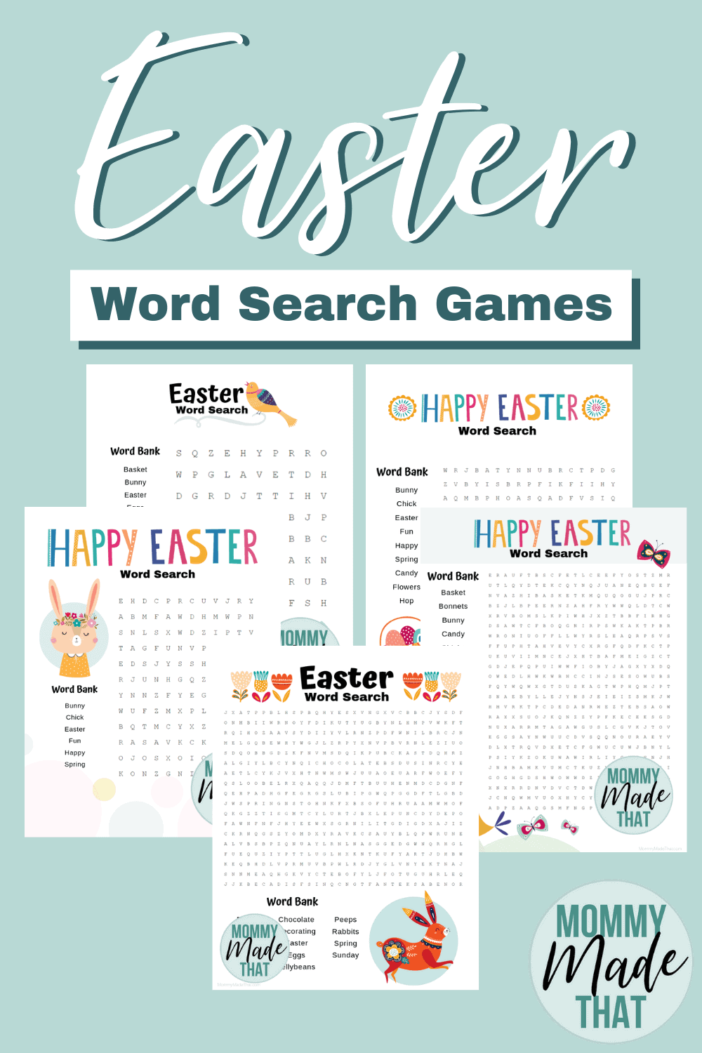 Easter word search activity.