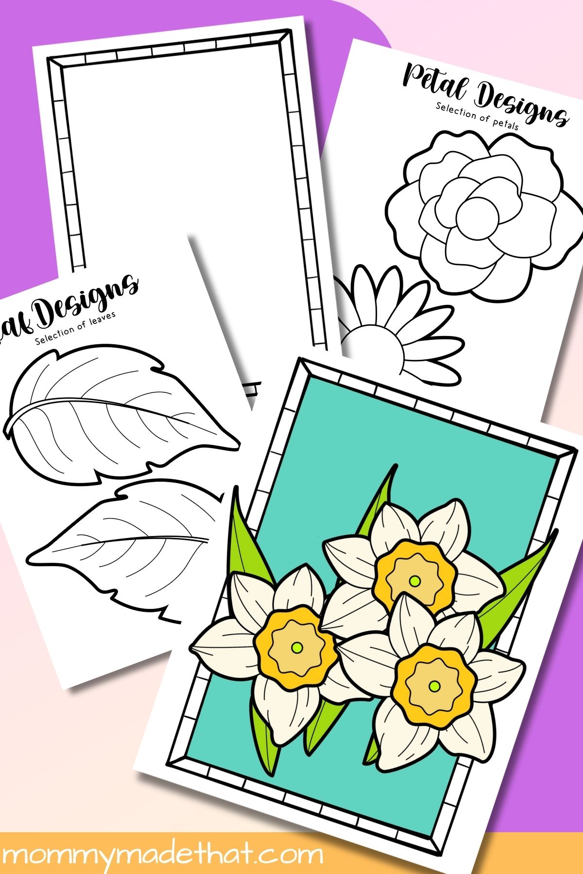Geeorgia Okeeffe art project printable craft.