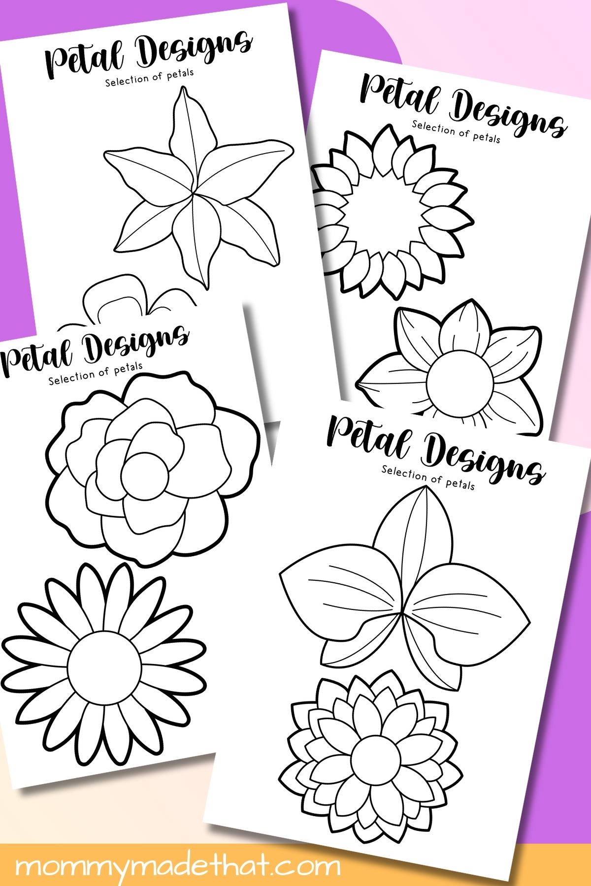 Geeorgia Okeeffe printable craft.