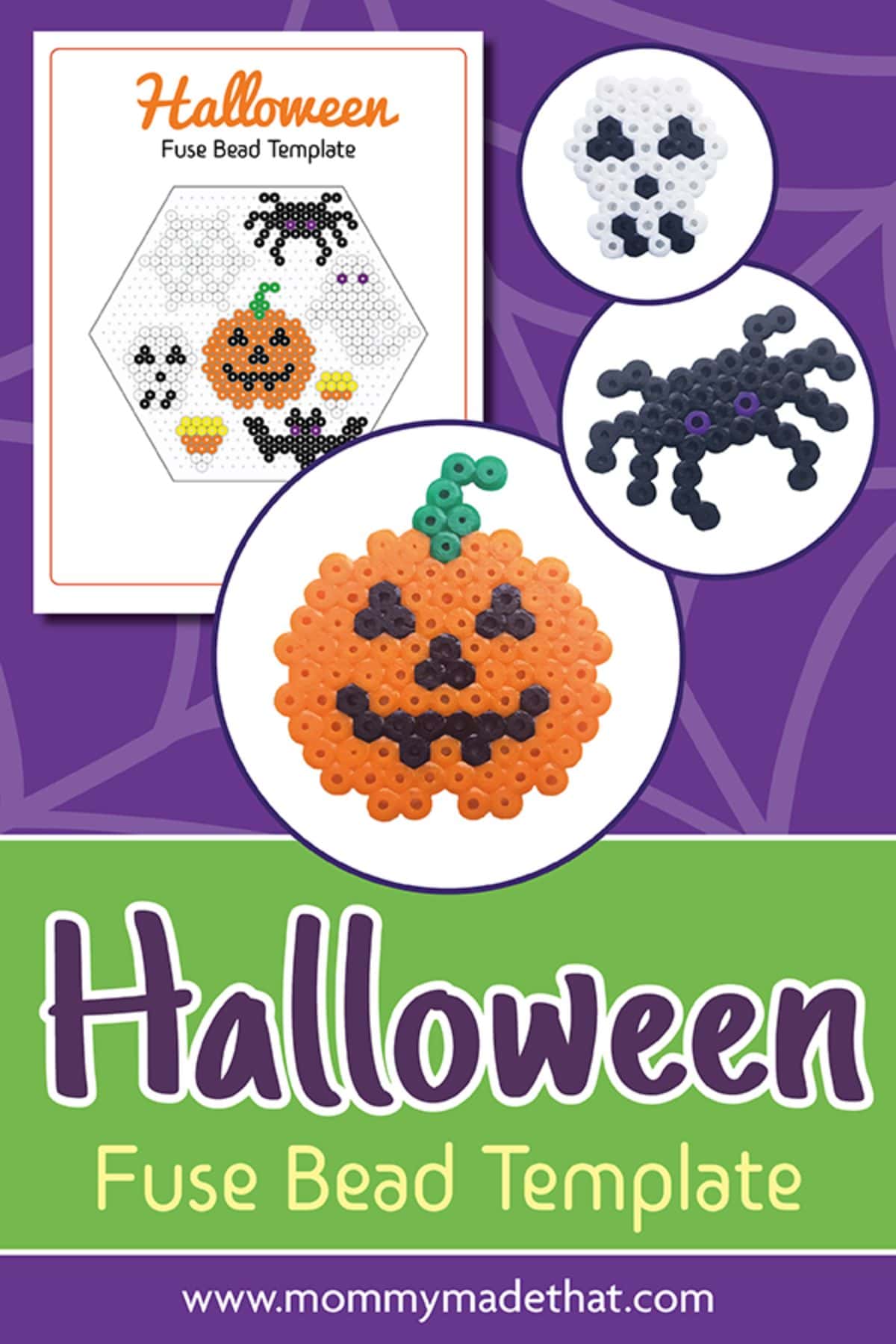 Halloween perler bead patterns and designs free printable