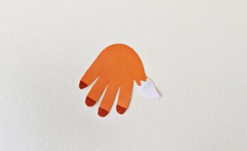 Handprint Fox Craft (Free Printable Template)