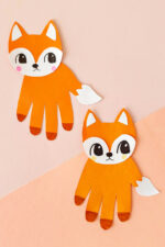 Handprint Fox Craft (Free Printable Template)