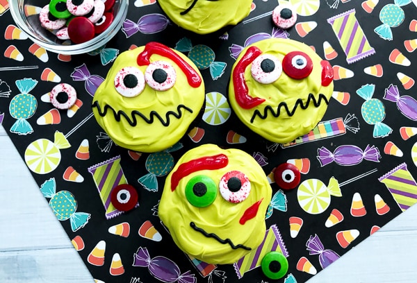 Zombie cupcakes