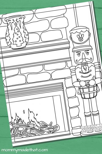 Old Fashioned Christmas Coloring Pages (A Vintage Christmas!)