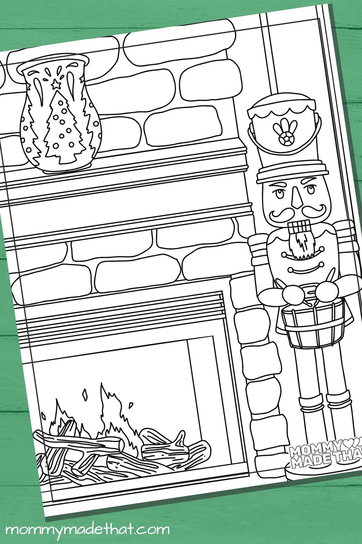 Old fashioned Christmas coloring pages (12)