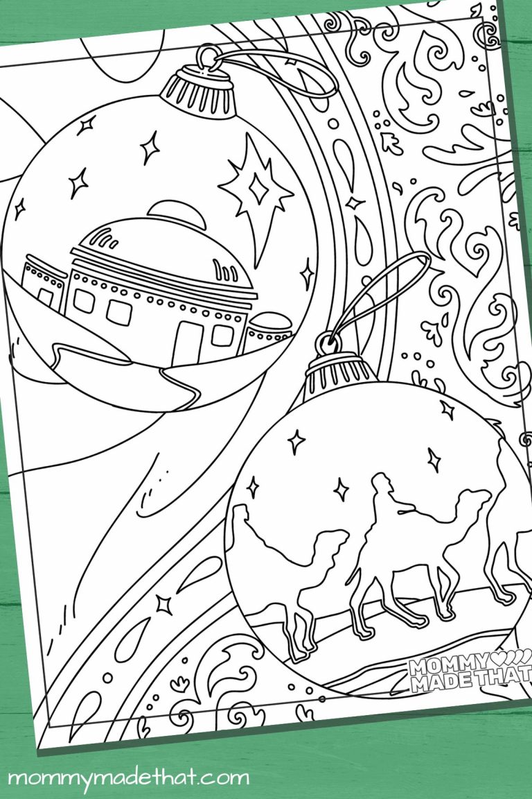 Old Fashioned Christmas Coloring Pages (A Vintage Christmas!)