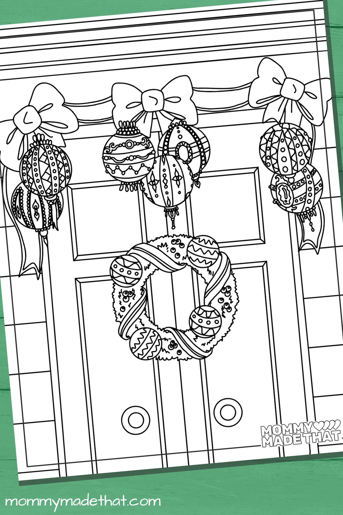 Vintage Christmas coloring pages