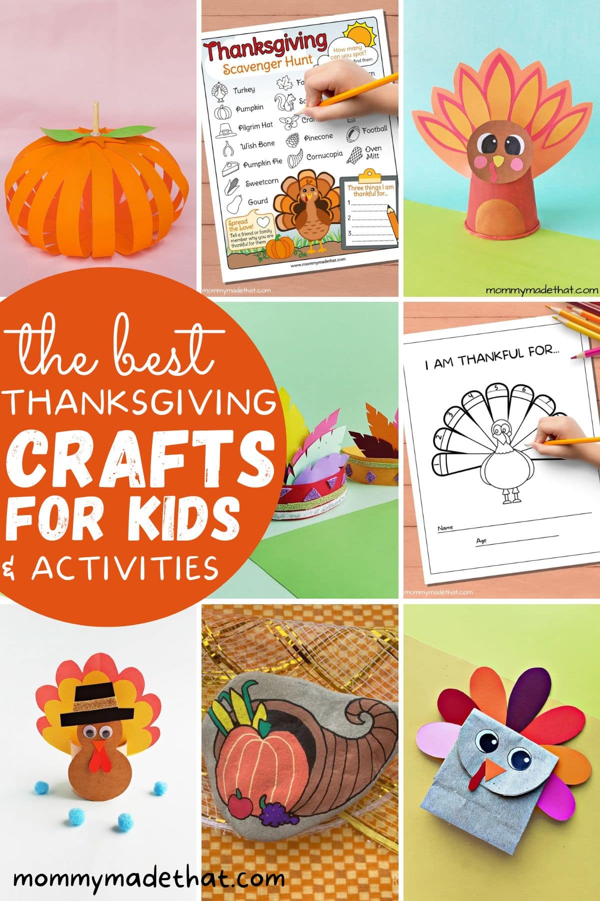Thanksgiving Crafts and Activities for Kids