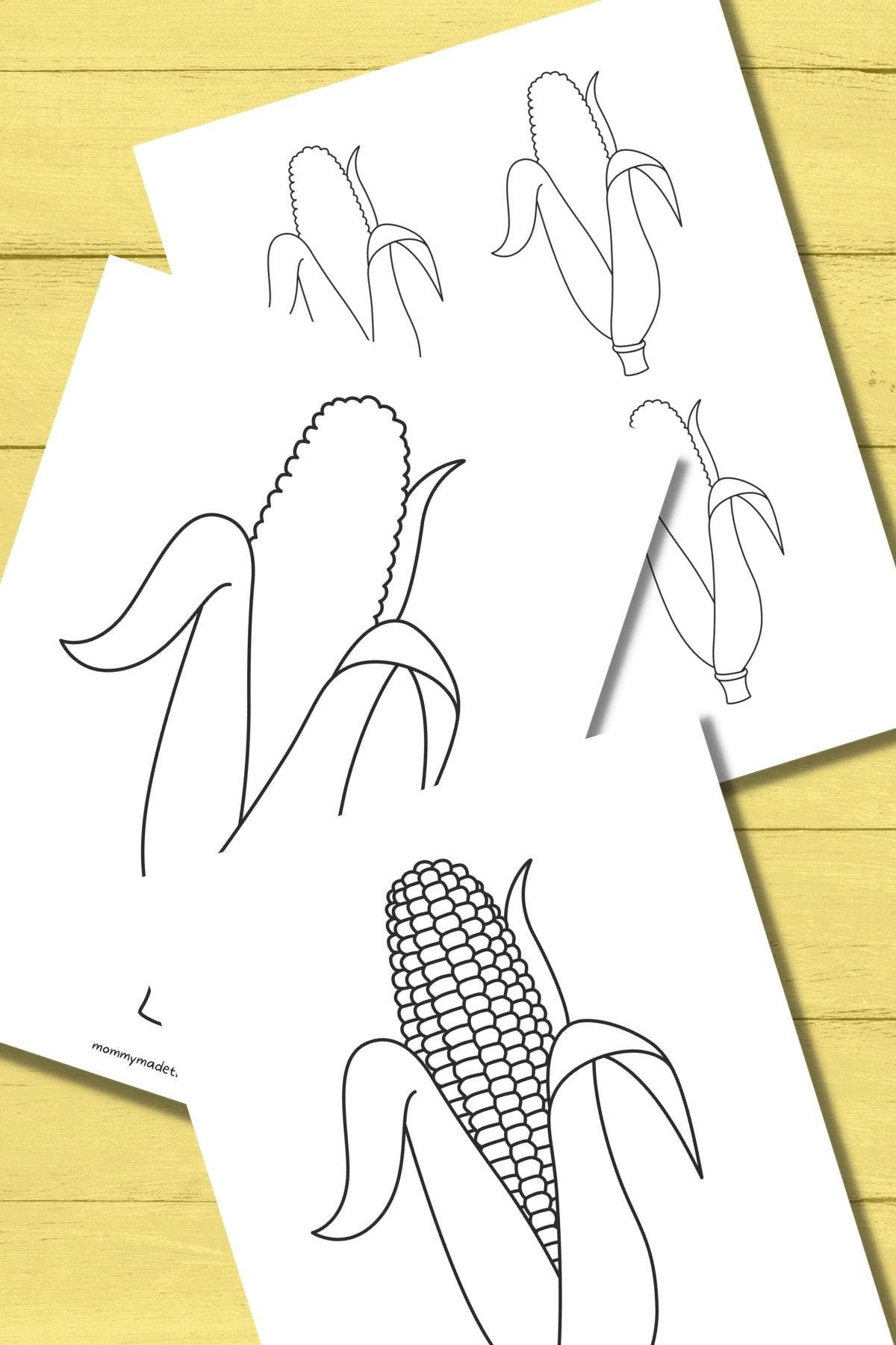 printable corn templates