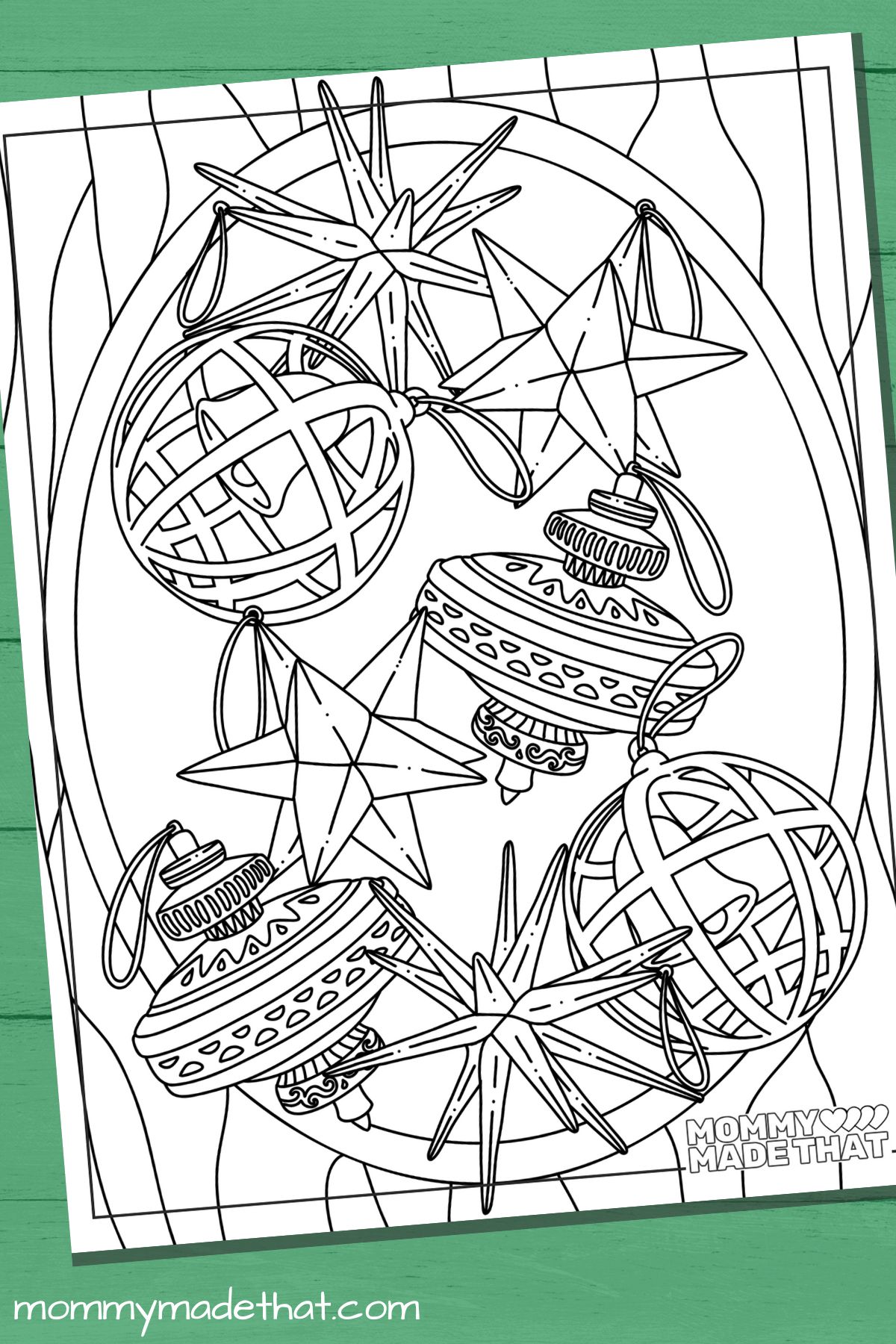 Vintage Christmas coloring pages (2)