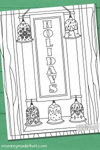 Old Fashioned Christmas Coloring Pages (A Vintage Christmas!)