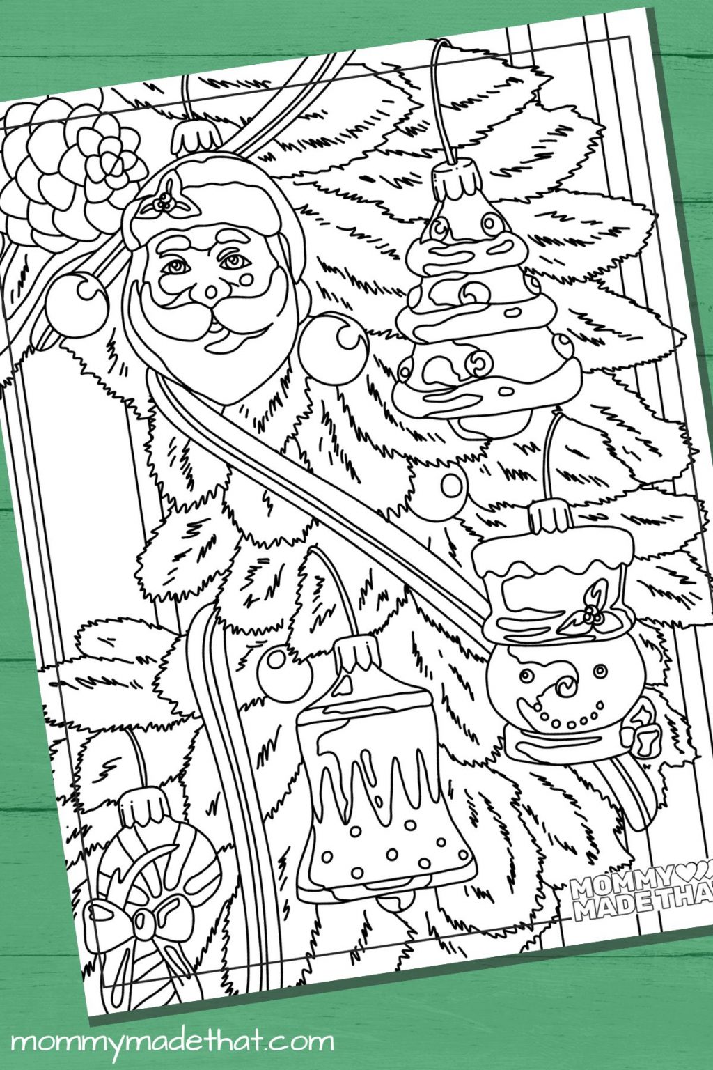 Old Fashioned Christmas Coloring Pages (A Vintage Christmas!)