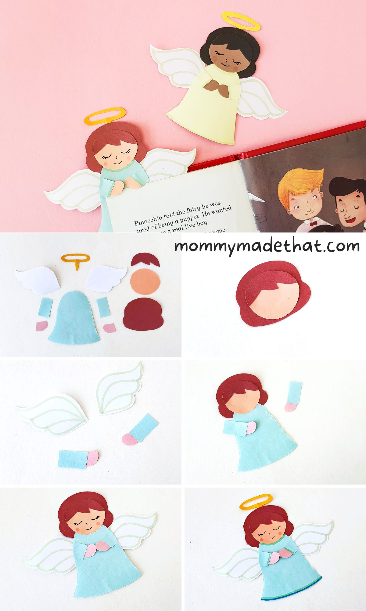 angel bookmark craft