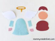 Angel Bookmark Craft (Free Printable Template)