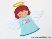 Angel Bookmark Craft (Free Printable Template)