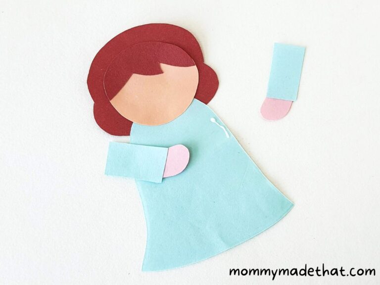 Angel Bookmark Craft (Free Printable Template)