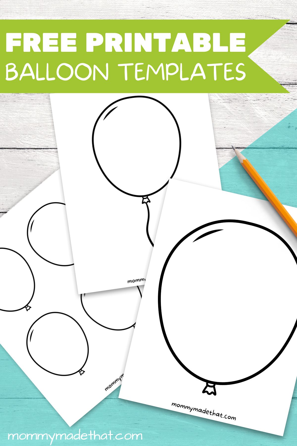 printable balloon templates