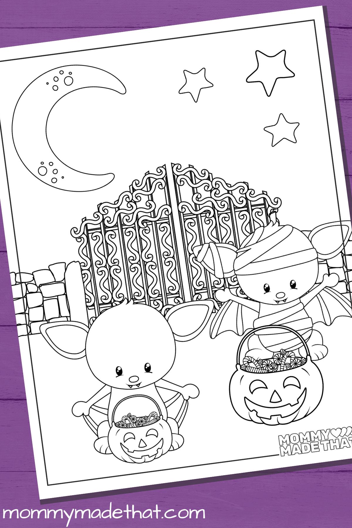 bat coloring pages