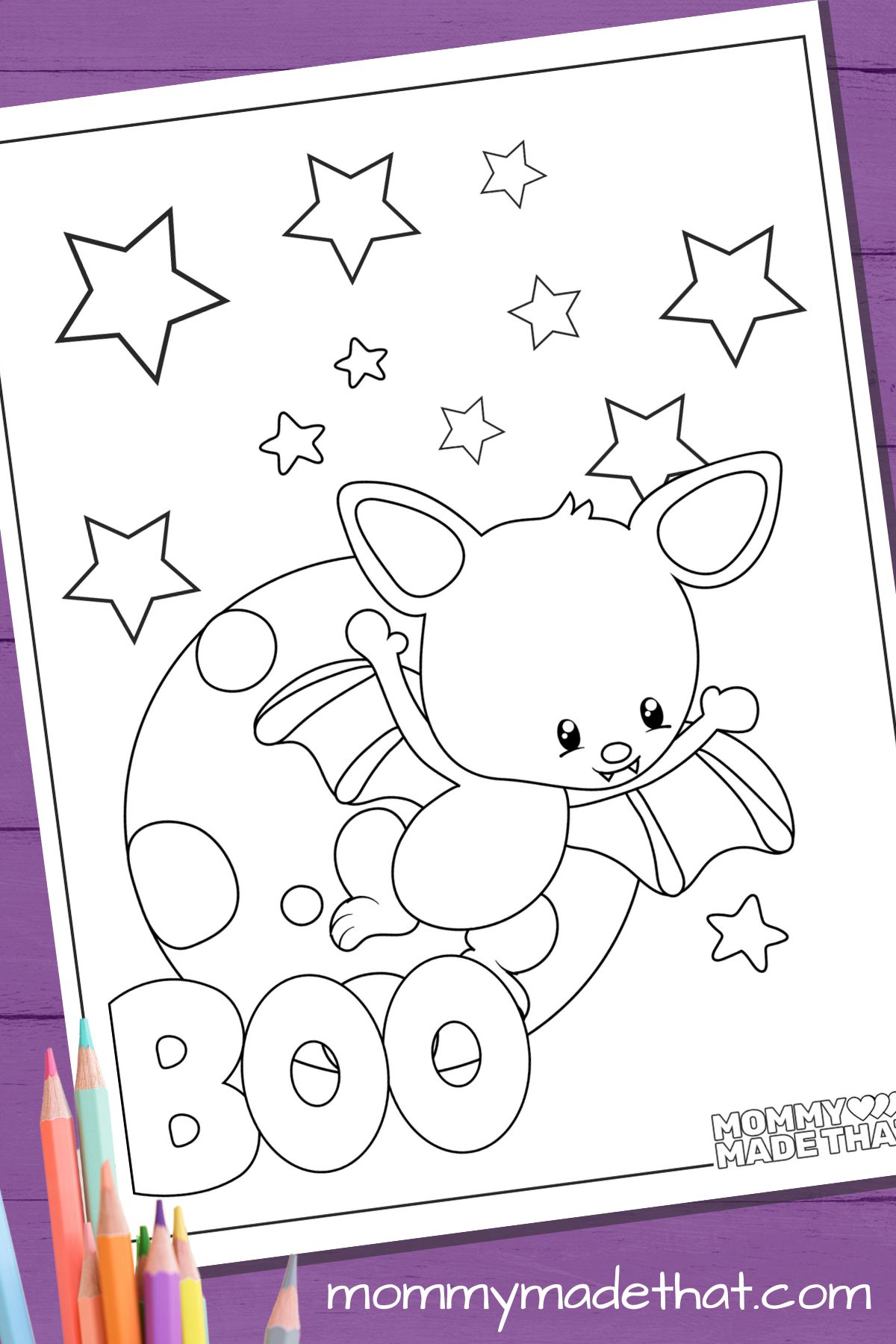 bat coloring pages