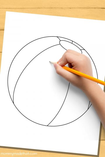 Free Printable Beach Ball Templates and Coloring Pages