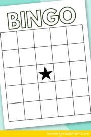 Bingo Card Templates (Free Printables!)