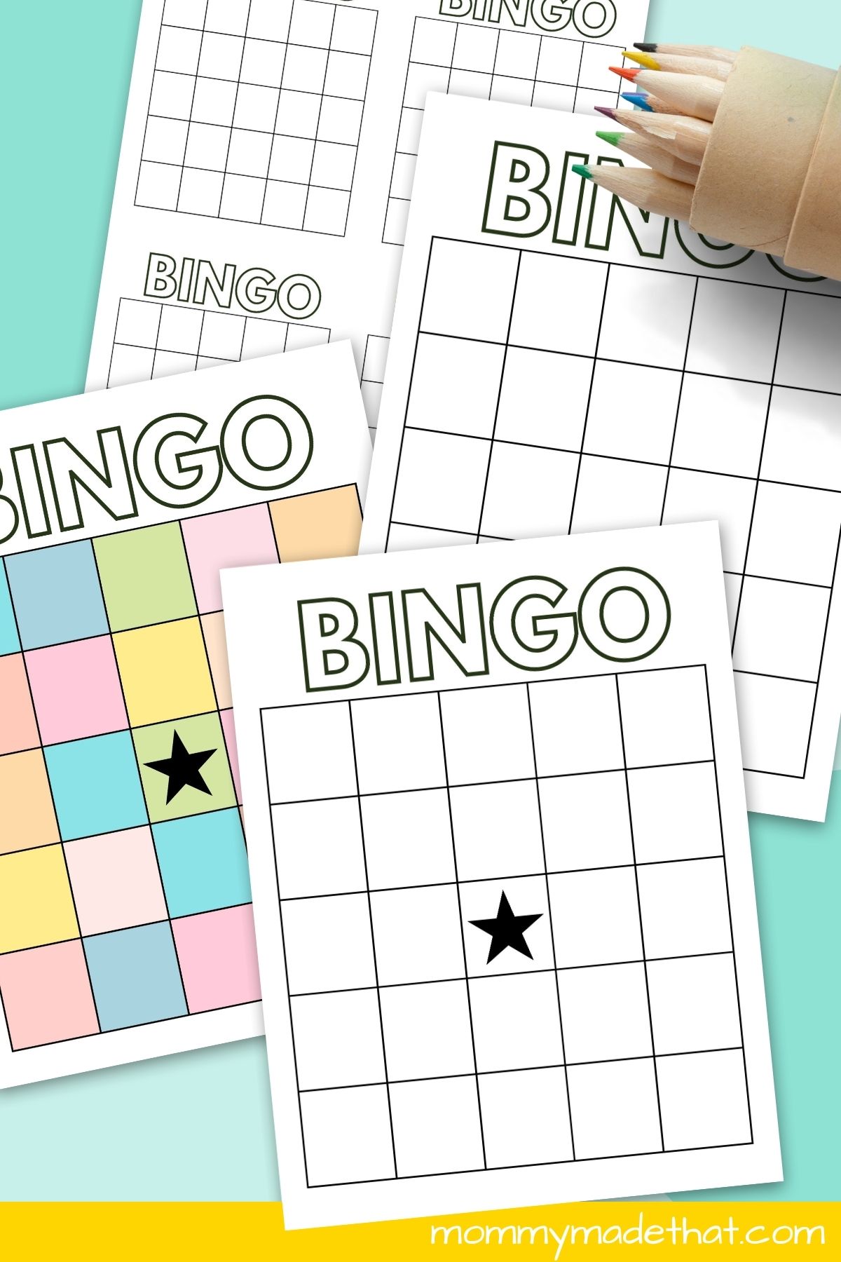 Bingo Card Templates (Free Printables!)