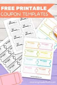 Lots of Blank Coupon Templates (Free Printables!)