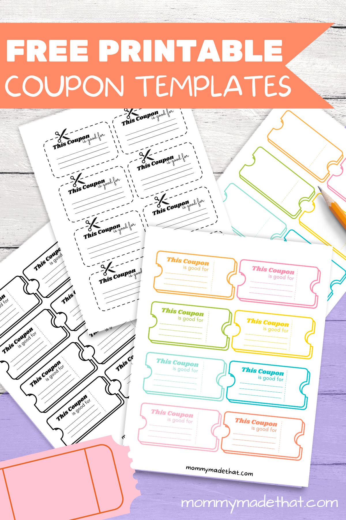 Free, printable, customizable coupon templates